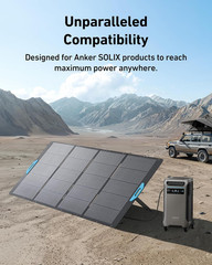 Anker SOLIX PS400 Portable Solar Panel, 400W, for Camping, Rvs & Blackouts | 400