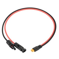 Solar Plug to XT60 Adapter with Pure Copper Wire 12AWG Cable for Solar Panels