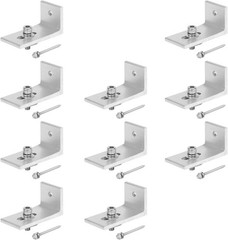 10 Pcs Solar Panel Mounting L Bracket,Thick 5.3mm Aluminum Alloy Support Hard…