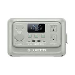 BLUETTI Elite 30 V2 288Wh Light Sand Grey Portable Power Station for Road Trip