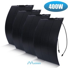 200W 400W Watt Mono Flexible Solar Panel 12V Off-Grid Battery Charger RV Home