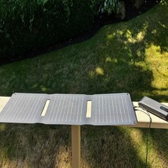 FlexSolar 20W Portable Solar Panel ETFE Foldable with 5V USB A C High Efficiency