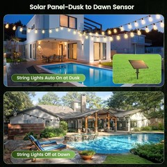 OHLUX Replacement Solar Panel – Compatible with OHLUX Solar Powered Outdoor S…