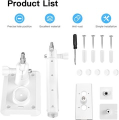 Ring Wall Mount for Cameras and Solar Panels -White