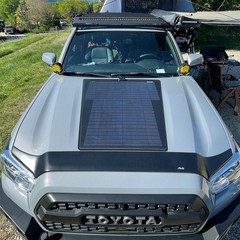 Lensun Solar Kit for Toyota Tacoma 3rd Gen 2016-2023 90W 12V Hood Panel Best New