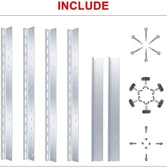 2Pack Adjustable Solar Panel RV Tilt Mount Brackets Flat Surface Frame for Roof