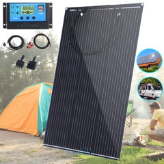 Complete Solar Panel Kit 5000W Power Inverter 12V Battery Charger Controller US