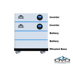 11KW OMO All-In-One Customizable Stacking Inverter/Battery System 120/240 11000W