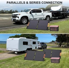 Solarapex 100W Portable Solar Panel Foldable IP67 23.5%
