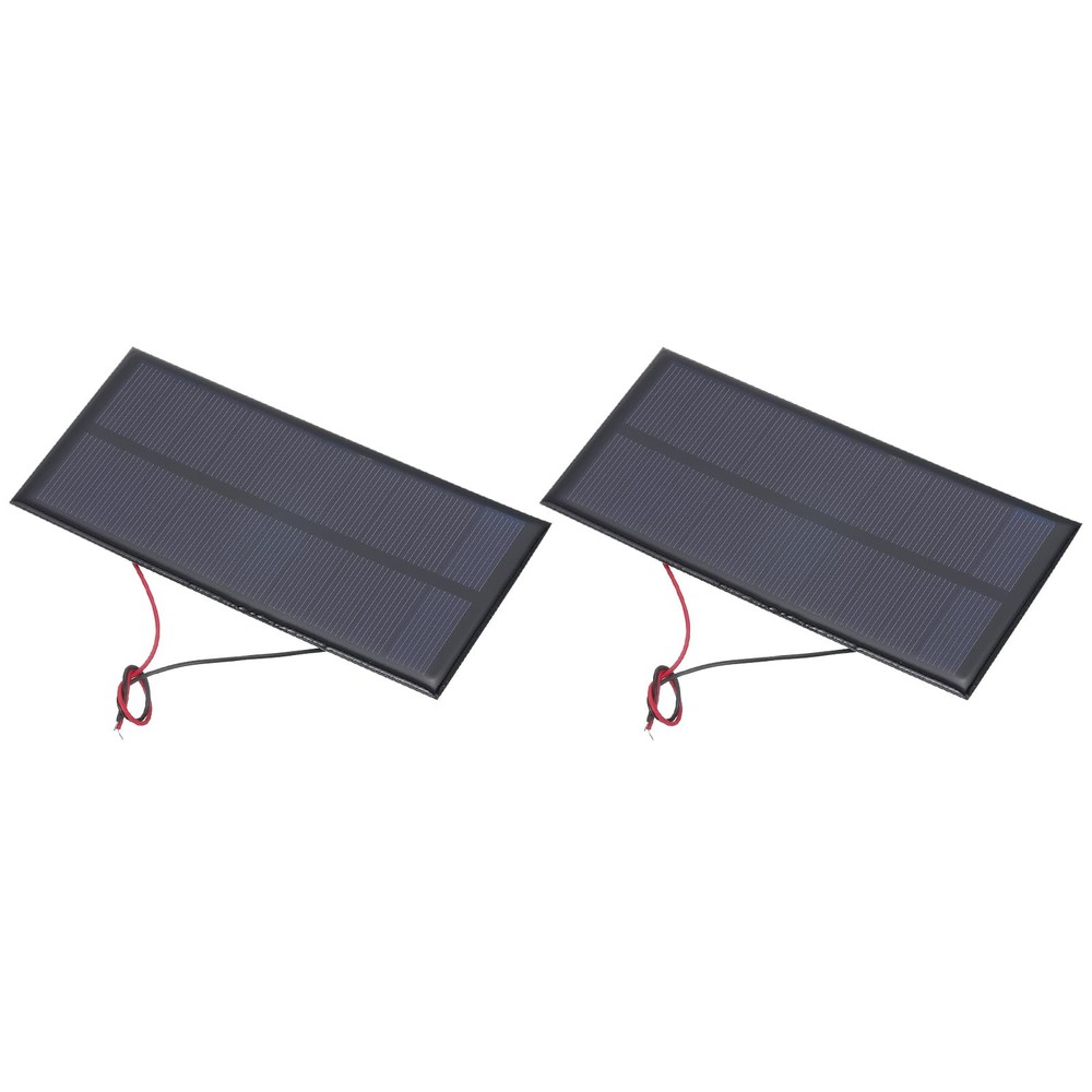 MECCANIXITY 2 Pcs 5V 1W 200mA Mini Solar Panels, Small Polycrystalline Solar …