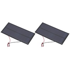 MECCANIXITY 2 Pcs 5V 1W 200mA Mini Solar Panels, Small Polycrystalline Solar …