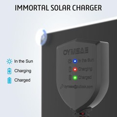 10W Solar Car Battery Charger Portable 12V Trickle Battery Charger & Maintain…