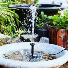 Adjustable Spray Solar Fountain Pump 30-150cm Height 1000L/H Flow Rate