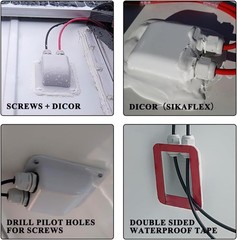 Link Solar Weatherproof ABS Solar Double Cable Entry Gland for All Cable Types