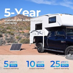 Solar Panel 50 Watt 12 Volt High-Efficiency 50W Solar Panel Monocrystalline PV