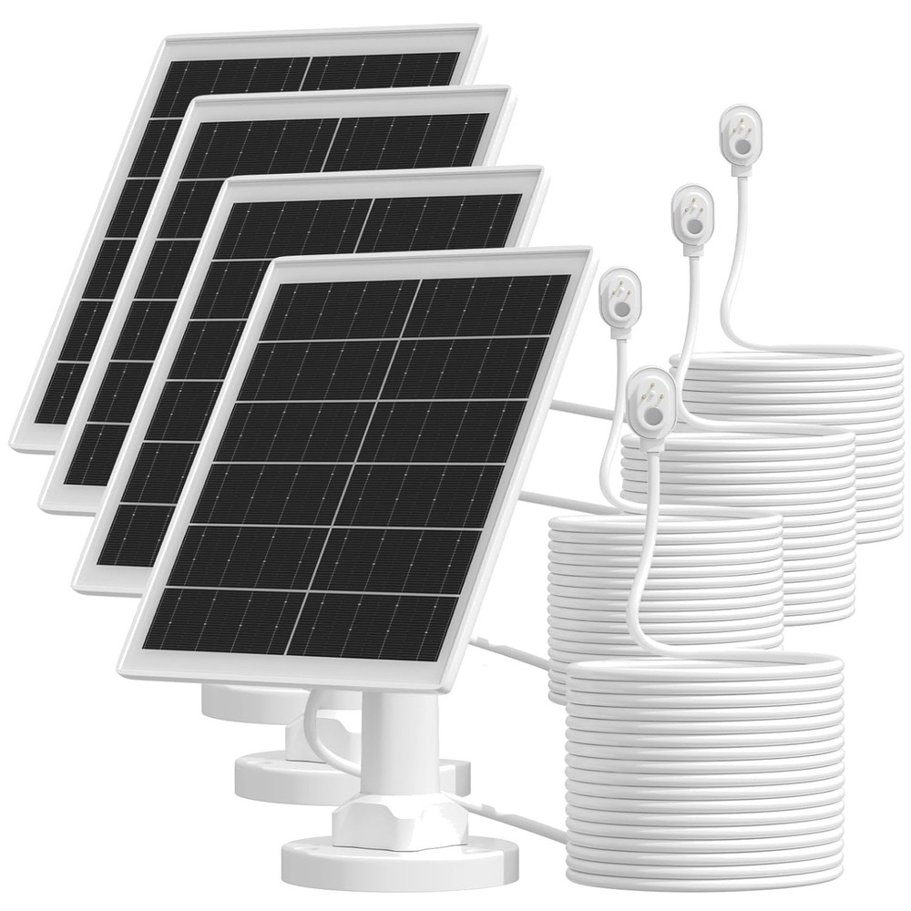 5W Solar Panel Charging Kit for Arlo Pro Cameras – 4 Pack