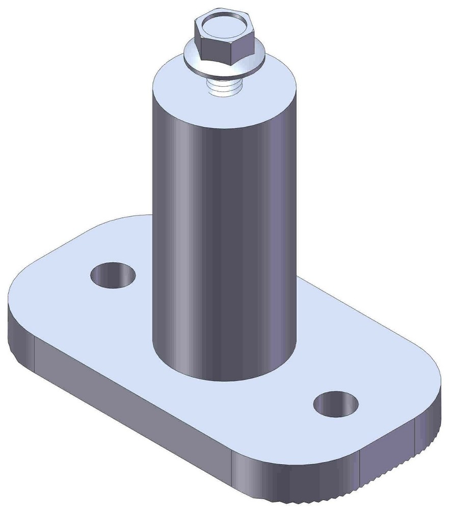 Magerack 4″ Standoff Post for Solar Panel Module PV Mounting Racking Pack of 10