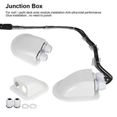 Solar Cable Entry Gland Junction Box Roof Wire Connector for RV Boat Caravan