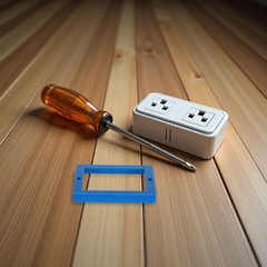 6pcs Electrical Box Extenders: Single Gang Box Extender with Screws – Wall