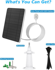 Solar Panel Charger Compatible with Ultra/Ultra 2/Pro 3/Pro 4/Pro 3 Floodlight S