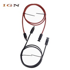 Solar Panel Extension Cable Wire Connector High Quality 1 Pair 12 AWG 4mm²