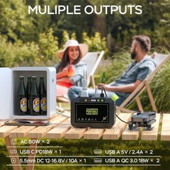 Multi-Output 88Wh Power Bank – Perfect for Camping, Emergency, and Home Backup