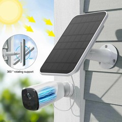 Solar Panel for Arlo Essential Spotlight EufyCam Security Camera Micro USB TypeC