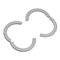 Premium 304 Stainless Steel Segment Rings 10pcs for DN20 Corrugated Pipes
