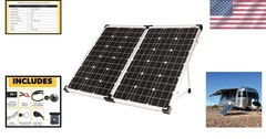 Efficient 130W Solar Panel Kit with Adjustable Legs for Sunlight Optimization