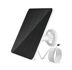 Solar Panel Kit 5V 3 Meter Cord (Universal For Video Door Bell) Fork Connector