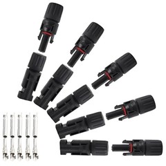10PCS IP67 Waterproof Solar Connectors 5 Pairs 10AWG Male/Female PV