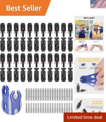 Durable 44PCS Solar Connectors with Spanners – Waterproof & Easy Install