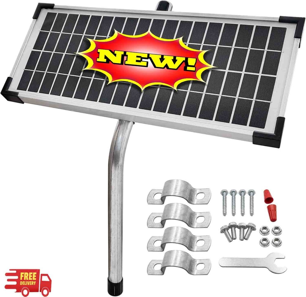 Kit de panel solar FM123 compatible con abridores de portones automáticos Mighty