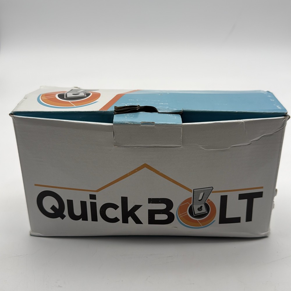 Quck Bolt kit w3″Miniflashing with SS Low Black L-Foot 25 open box without nuts