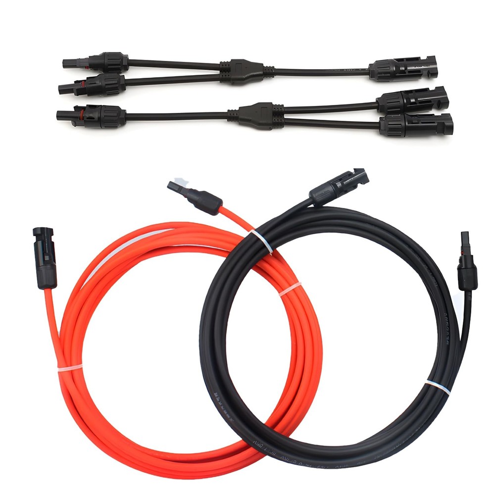 Predimeza 10FT 10AWG Solar Extension Cable with Female/Male Connector Y