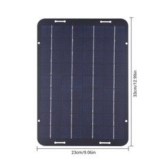 60W Solar Panel 18V Trickle Charger Battery Charger Kit Maintainer Boat Car RV
