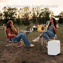 88.8Wh Solar Generator with 21W Solar Panel Included Portable Power Station 80W