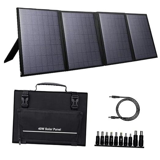 Portable Solar Panel Foldable Charger for Outdoor Solar Power Station 40W