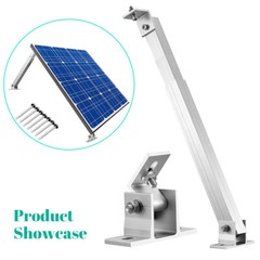 2 Set Adjustable Solar Panel Tilt Mount Brackets Aluminum Alloy Mounting Bracket