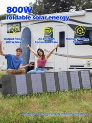 6-fold Foldable 800W Solar Panel Portable mobile Solar Panels Charger USB 5V