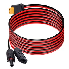 20ft XT60 to Solar Panel Extension Cable for Portable Power Station Solar Panel