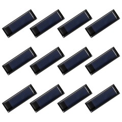 12Pcs 0.5V 0.05W 100mA Mini Solar Panels, Solar Photovoltaic Power Cells