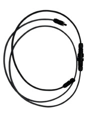 Pair 10AWG or 12AWG with in-line fuse 1000v 15A PV extension cable PC UL listed