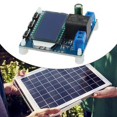 Solar Charge Controller for Batteries Adjustable Parameters LCD Screen