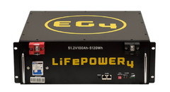 EG4 EG4LIFPOW4‑48 EG4 48V 100Ah LiFePO4 Server Rack Battery UL1973 UL9540A No Di