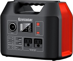 EnginStar Portable Power Station 300W 296Wh Battery Bank with 110V Pure Sine Wav