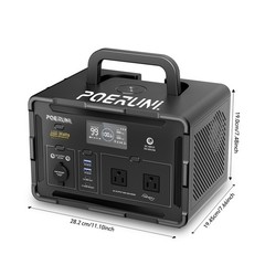 600W/519Wh Portable Power Station Solar Generator For Outdoor Camp Power Sup⁣ply