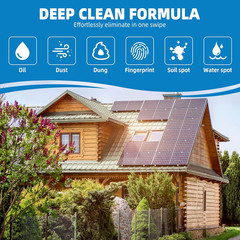 Solar Panel Cleaner 32oz (Makes 150 Gallons) – 20X Strength Super Concentrated G