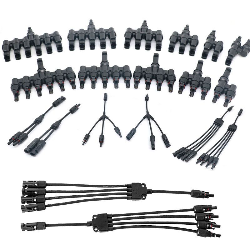 PV Connector Y Type Parallel Connection Solar Panel System Waterproof Connector