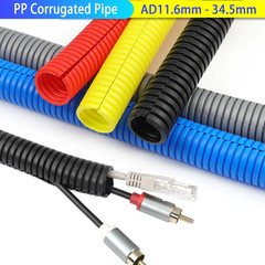 Open Mouth PP Corrugated Pipe Ad11.6Mm – 34.5Mm Wear Resistant Cable Protector S